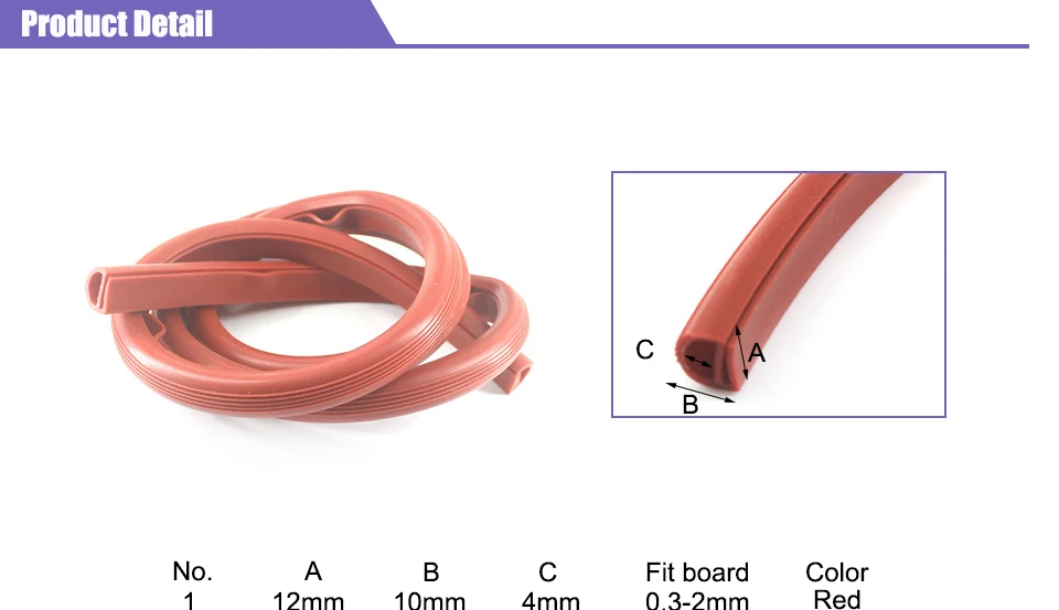 High Temperature Edge Trim Silicone Rubber Oven Door Gasket Seal Buy