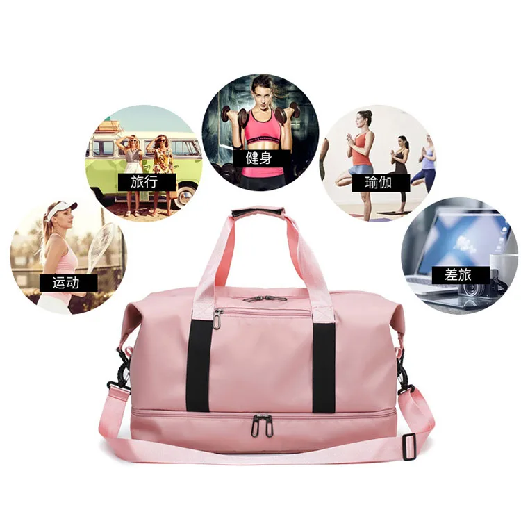 Unisex Sports Travel Duffel Bag Multifunctional Waterproof Gym Bag For Fitness