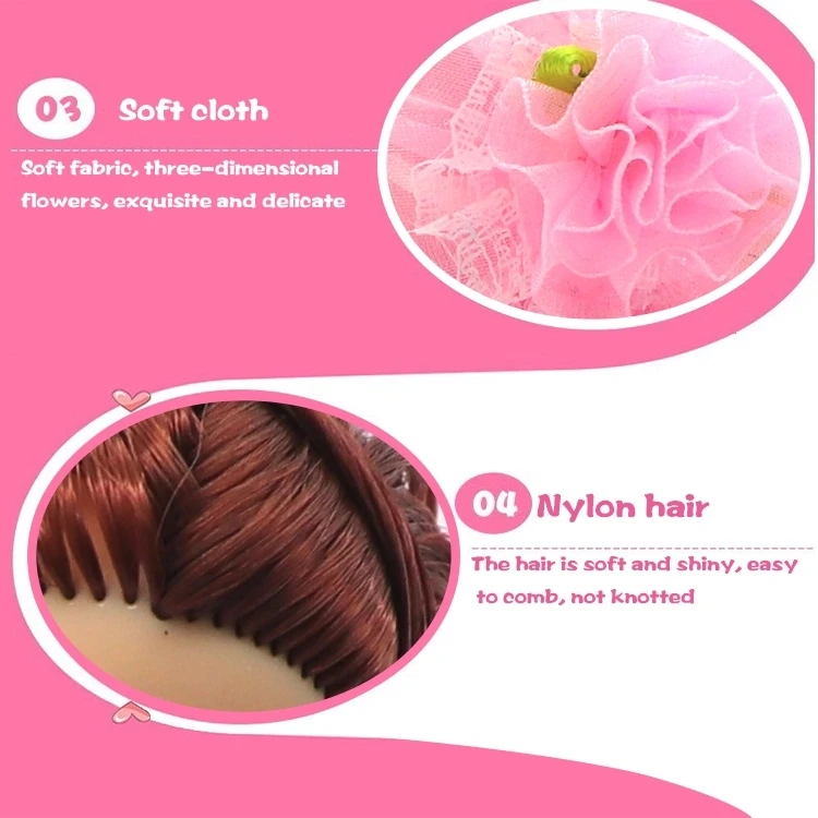 Hot Sale Girls Toys Beautiful Shiny Winged Princess Cute Doll Toy With Music & LED Light