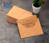 Custom Thank you Greeting Cards Set, Blank Notes for Wedding, Graduation Kraft Paper with Extra- Sticky Envelope with Stickers