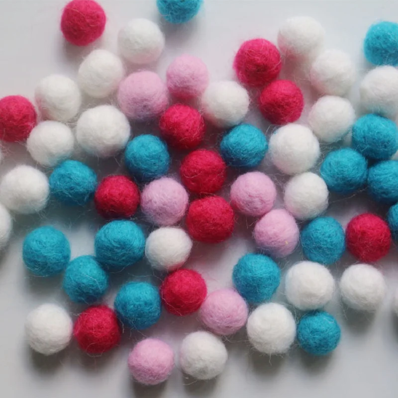 factory supply customized size wool chemical fiber tennis ball