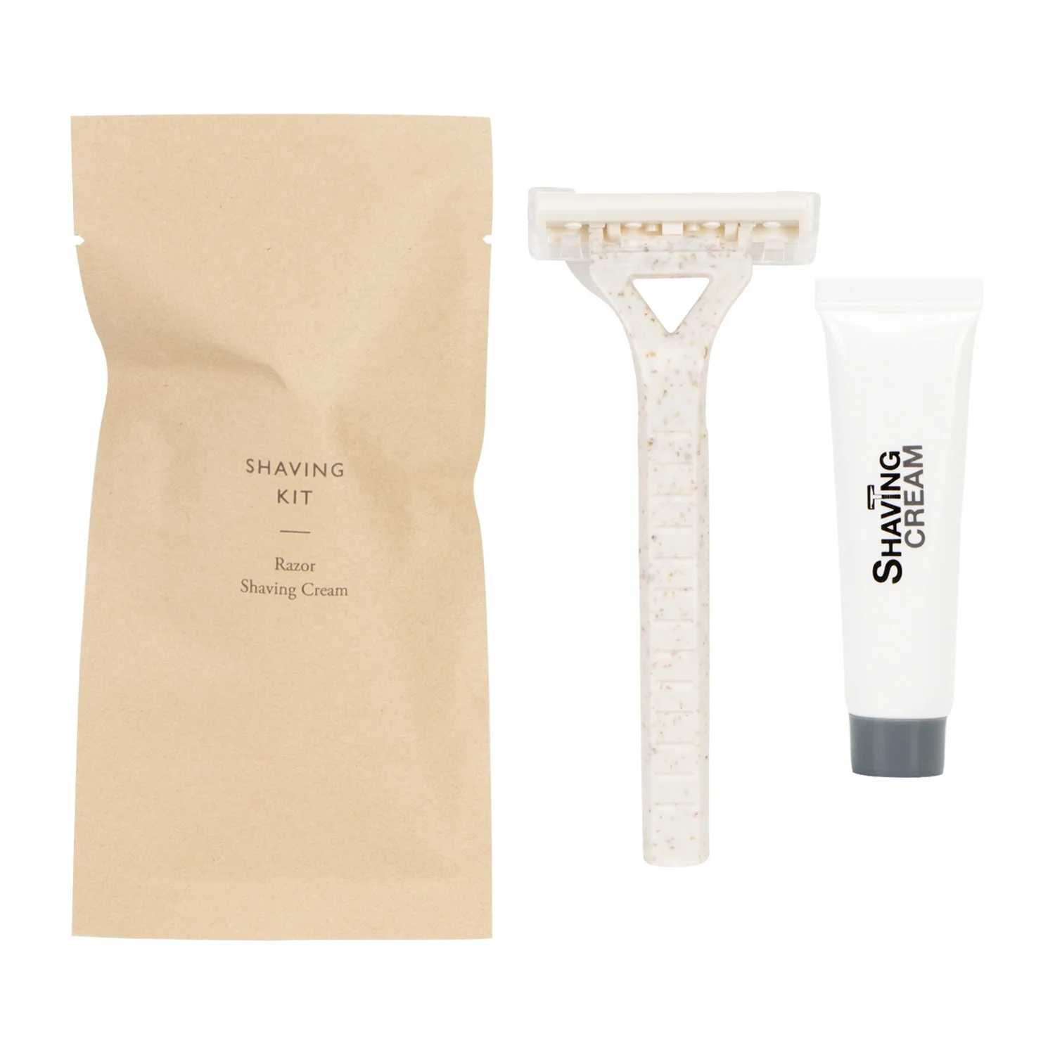Hotel Shaving Razor Disposable Hotel Shaving Kit Twin Blade Straw Handle Shave Razor for ...