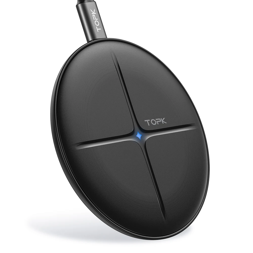

Universal Super Fast 10w Smartphone Wireless Desktop Charger For Android, Black/pink/green/blue