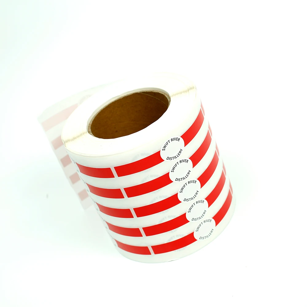 Custom Waterproof Glossy Laminated Paper Roll Printed Honey Jar Tamper