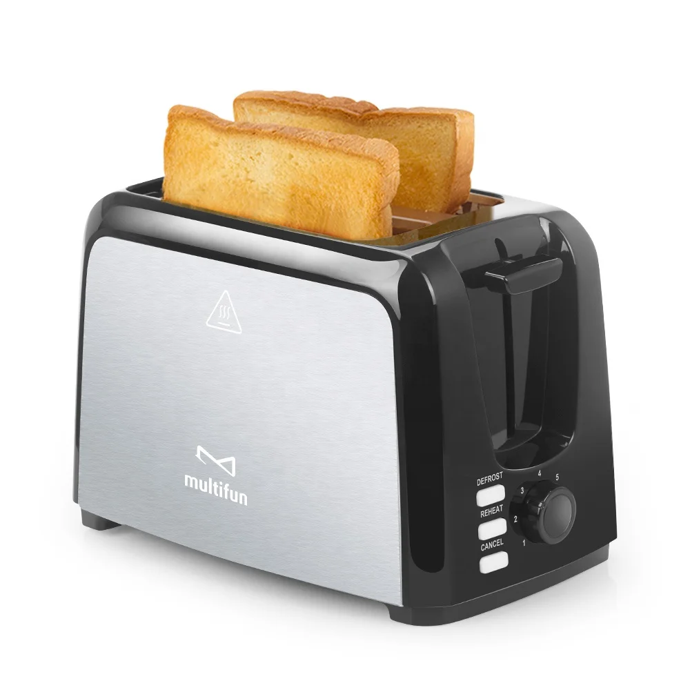 
2020 Amazon Popular High quality 2-Slice Stainless Steel Bread Maker Pop Up Toaster 