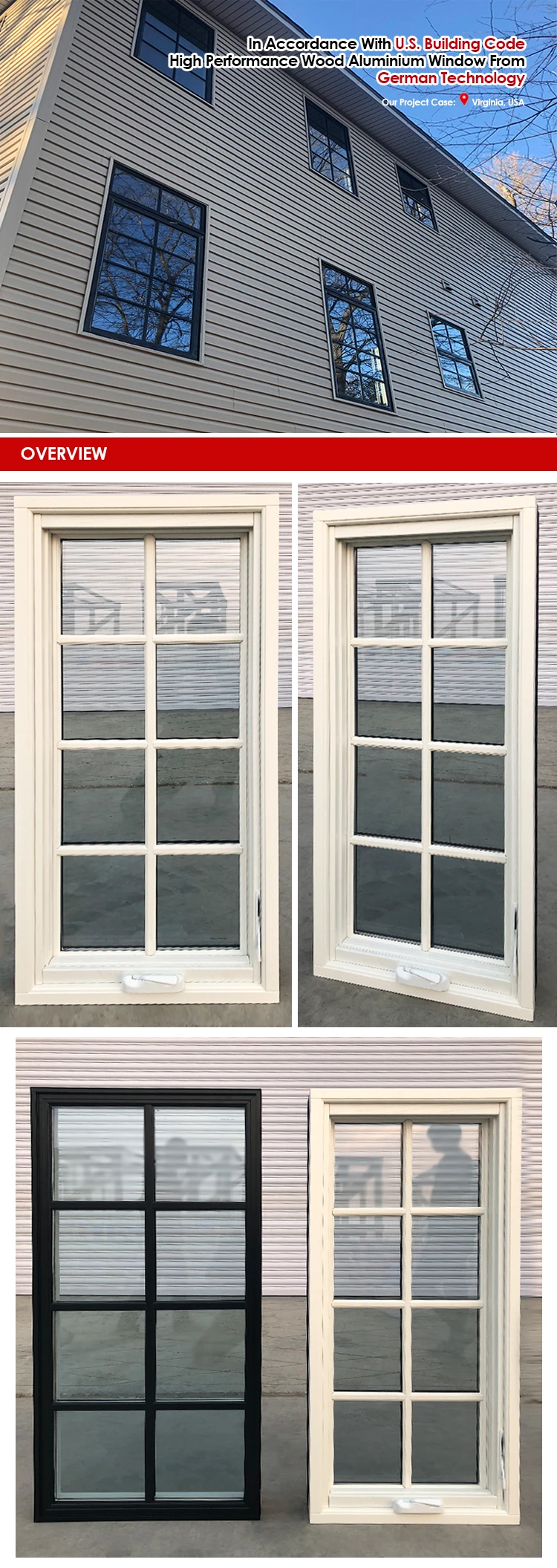 New Jersey custom made wood arched window frame round windows