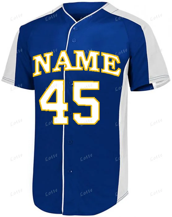 Mens Custom Baseball Jersey Custom Sublimated Embroidery Stitched