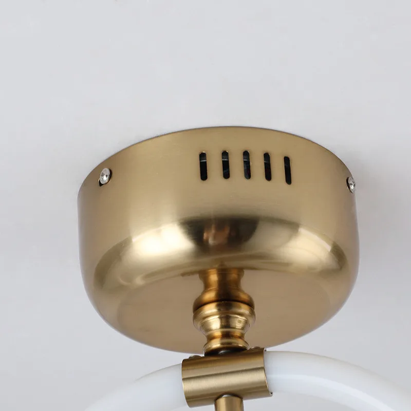 Creative nordic led ceiling lights simple 360 degree lighting acrylic ceiling lamps for bedroom