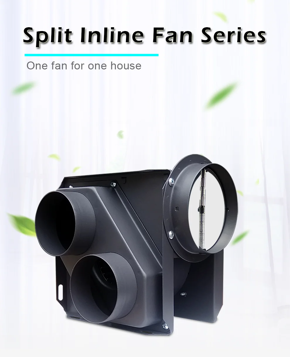 Line Duct Fan, 220 V, Cast Iron - detail 4