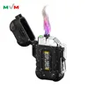 MLT234 Updated Version USB Double Arc Electric Waterproof And Windproof Lighter With Safety Button For Outdoors Adventure