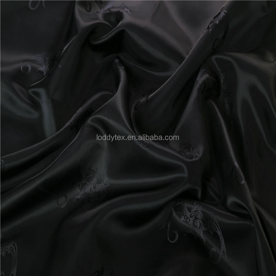 High Quality Polyester and viscose bat jacquard  lining Fabric Textile For Jacket