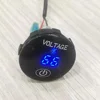 Customized Voltage Percent Display DC Voltmeter Digital With Touch Switch For Car Bus Marine Boat