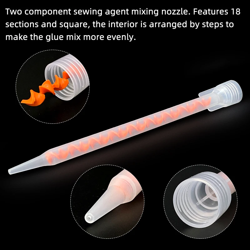 Factory Wholesale Fc1018l Disposable Epoxy Mixing Tube Adhesive Static