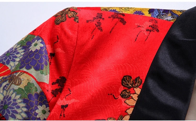 Print Flower Men African Suit Groom Suits Groomsman Suits For Wedding Party Wear