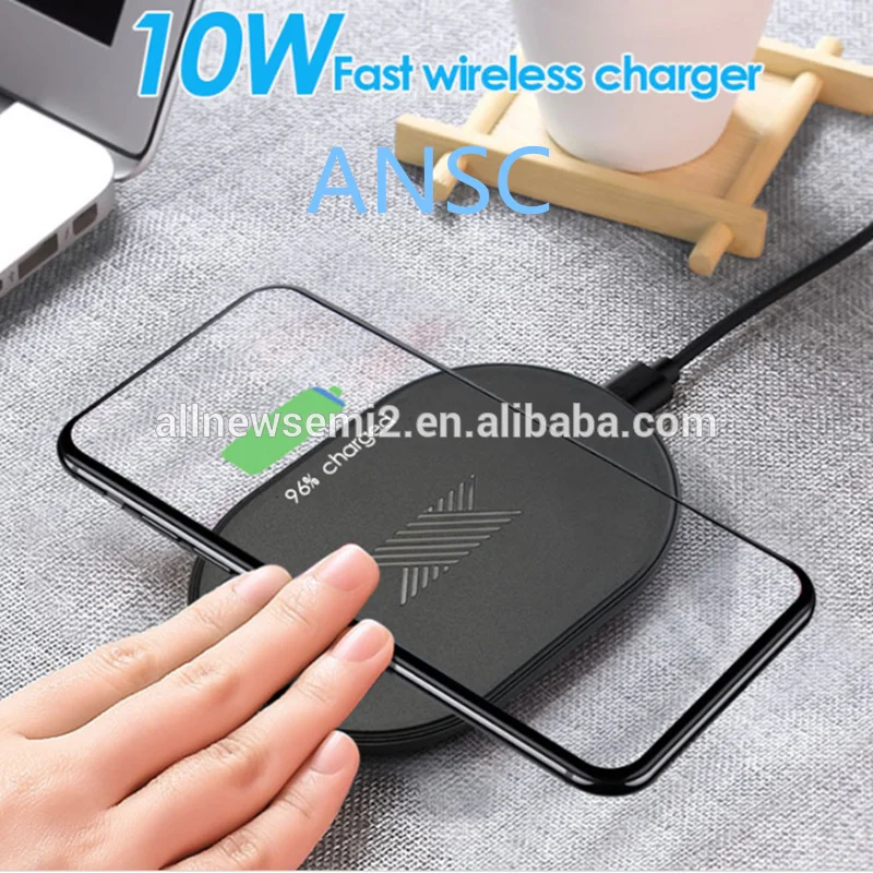 Customized universal 10w  charging pad  transmitter wireless charger base qi wireless charger  pad