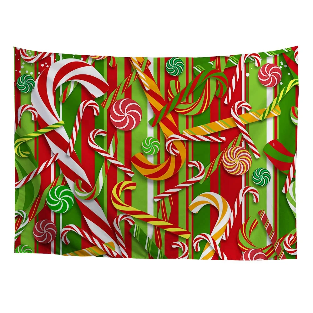 
Designed Fashionable Space Living Room Custom Made Tapestry Christmas Pattern Woven Hanging Tapestry 