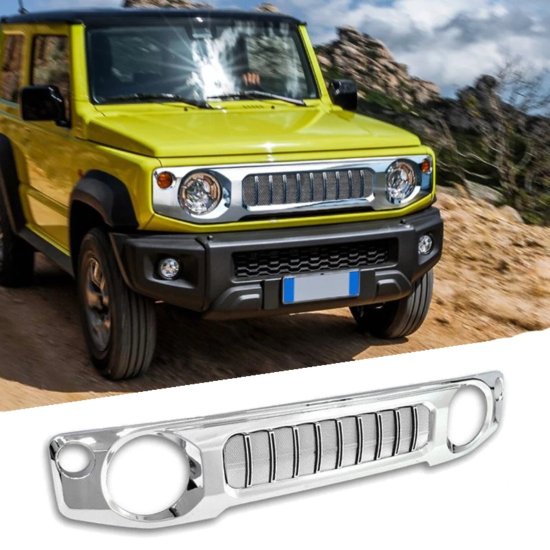 Suzuki Jimny JB74 JB64 2018- Front Grille - Chromed & Black