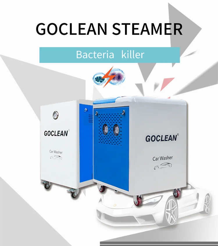 China Powerful Diesel Steam Car Clean Machine Steamer Vacuum Pressure