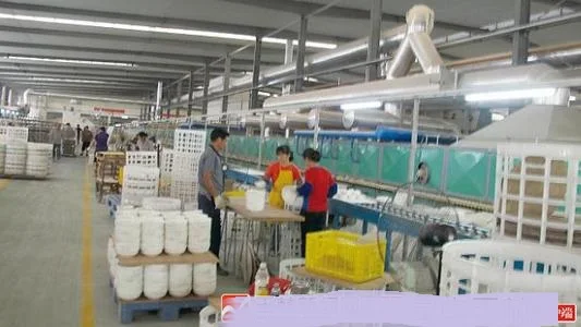 Ceramic tableware production line