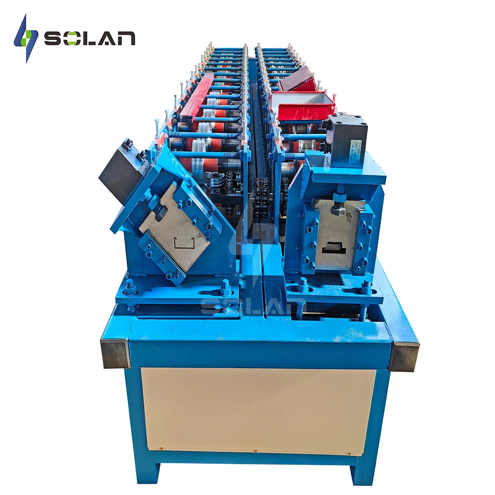 High Speed Drywall metal stud C U W  making machine light keel stud track channel roll forming machine manufacture