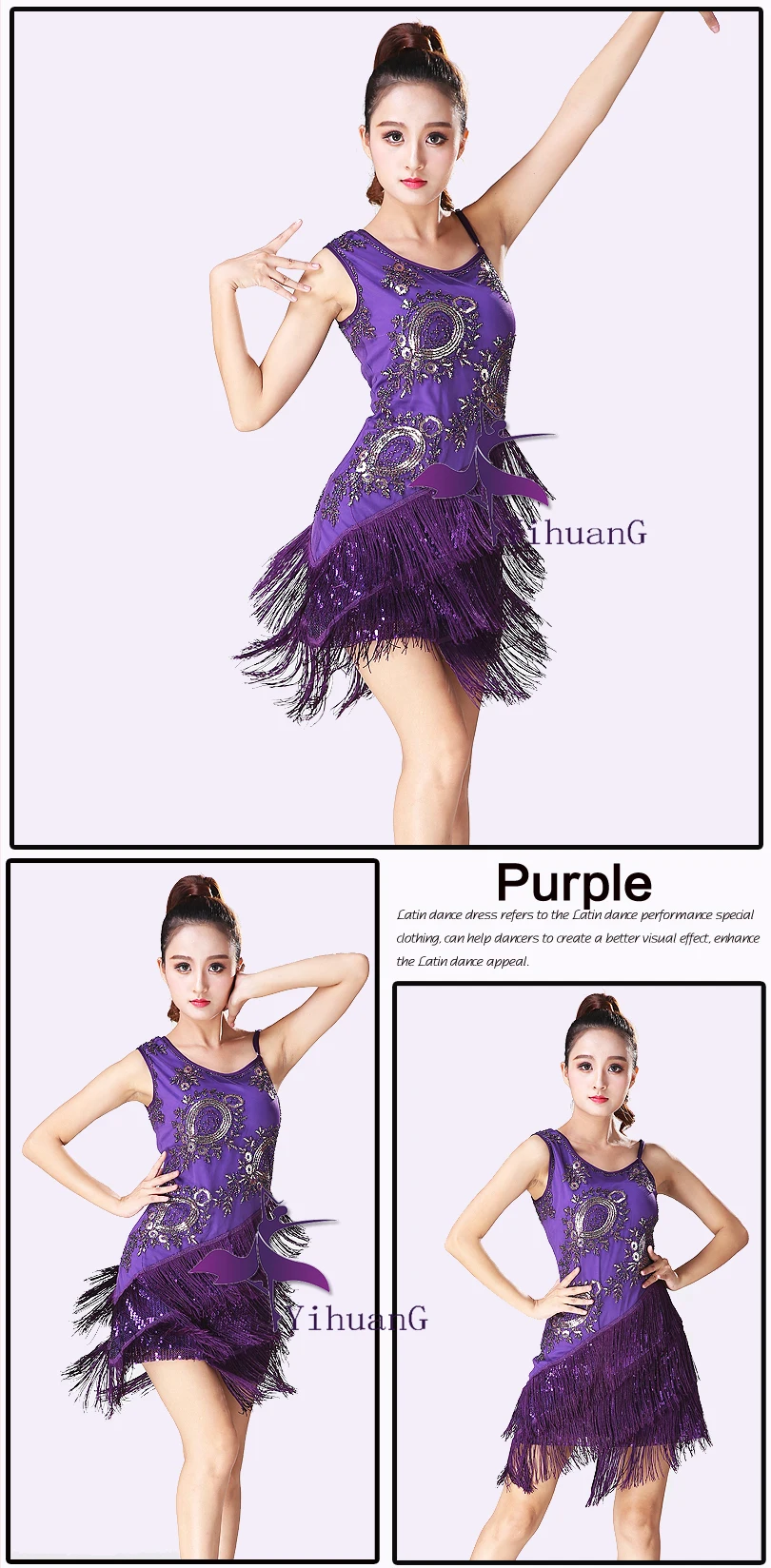 Vestito Danza Classica Ragazze - Body Con Strass Per Latino, Samba, Ginnastica Artistica - Foto 2