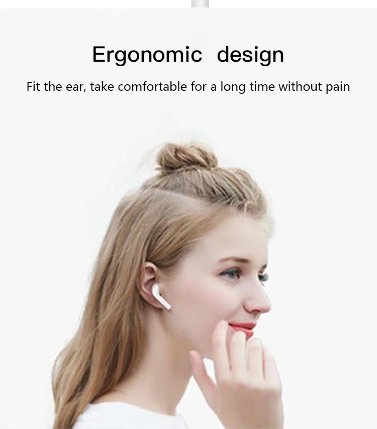 1:1 Airpo Wireless Pairing Rename pods GPS Charging case Ear Detection Tapping Control for Android IOS 2-3 Hours playing - ANKUX.COM