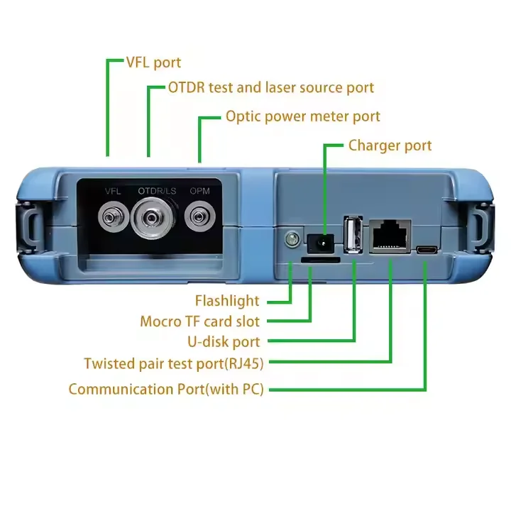 Ftth Testing Smart Mini FTTH OTDR Active Fiber Optic Tester 850/1300/1310/1550/1625 ...