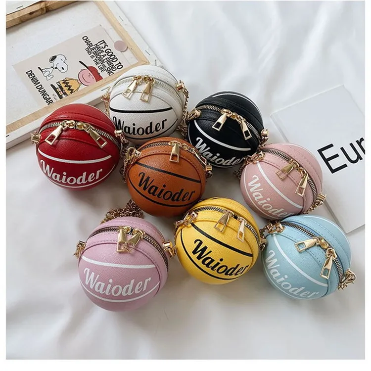 blue basketball purse