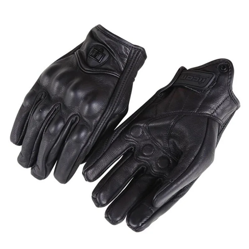 

Motorcycle Gloves Riding Full Finger Protection Anti-fall Alpine Motocross Motorcycle Short Gloves Black for gloves icon