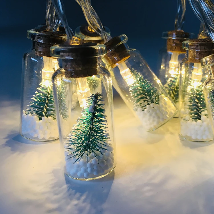Wholesale 1.5M Glass Drift Bottle Fairy Light Led String Home Decor