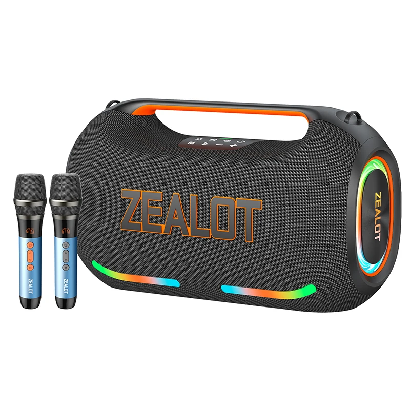 Zealot ZE41M 250W High-Power RGB LED Waterproof Portable Speaker