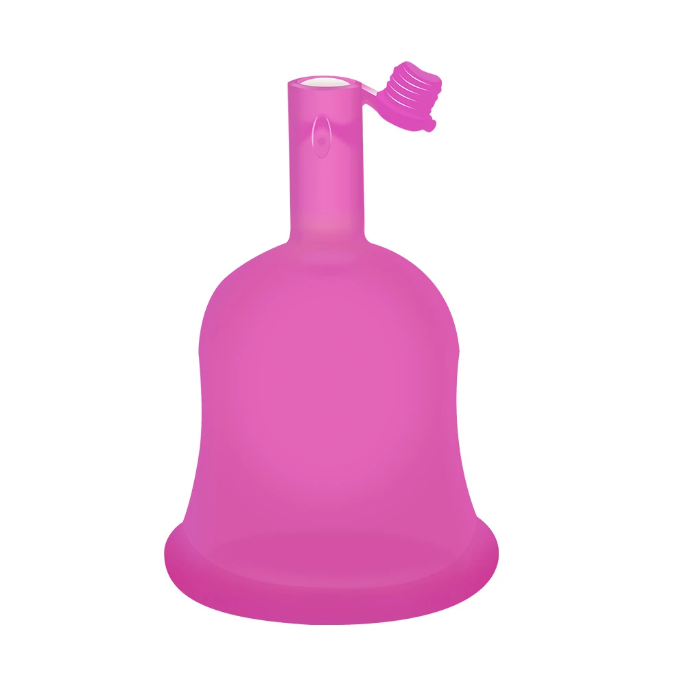 
Healeanlo Hygiene Silicone Lady Drain Valve Folding Menstrual Cups with lid femmecup menstrual cup cleaning where sold 