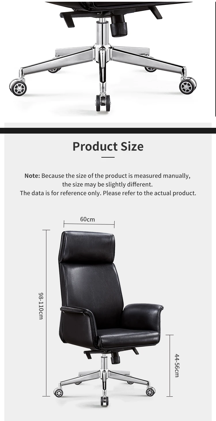 2020 Ergonomic Leather Office Chairs Executive 360 Degree Swivel High Chair