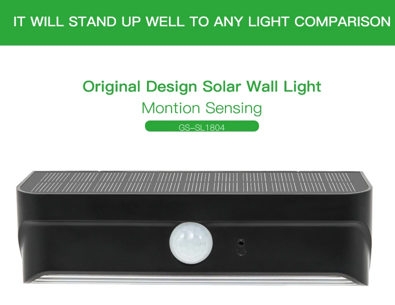 High Quality Solar Motion Sensor Led Stair Wall Light Outdoor Lamp For Decor Lighting Garden Decorative Lights
