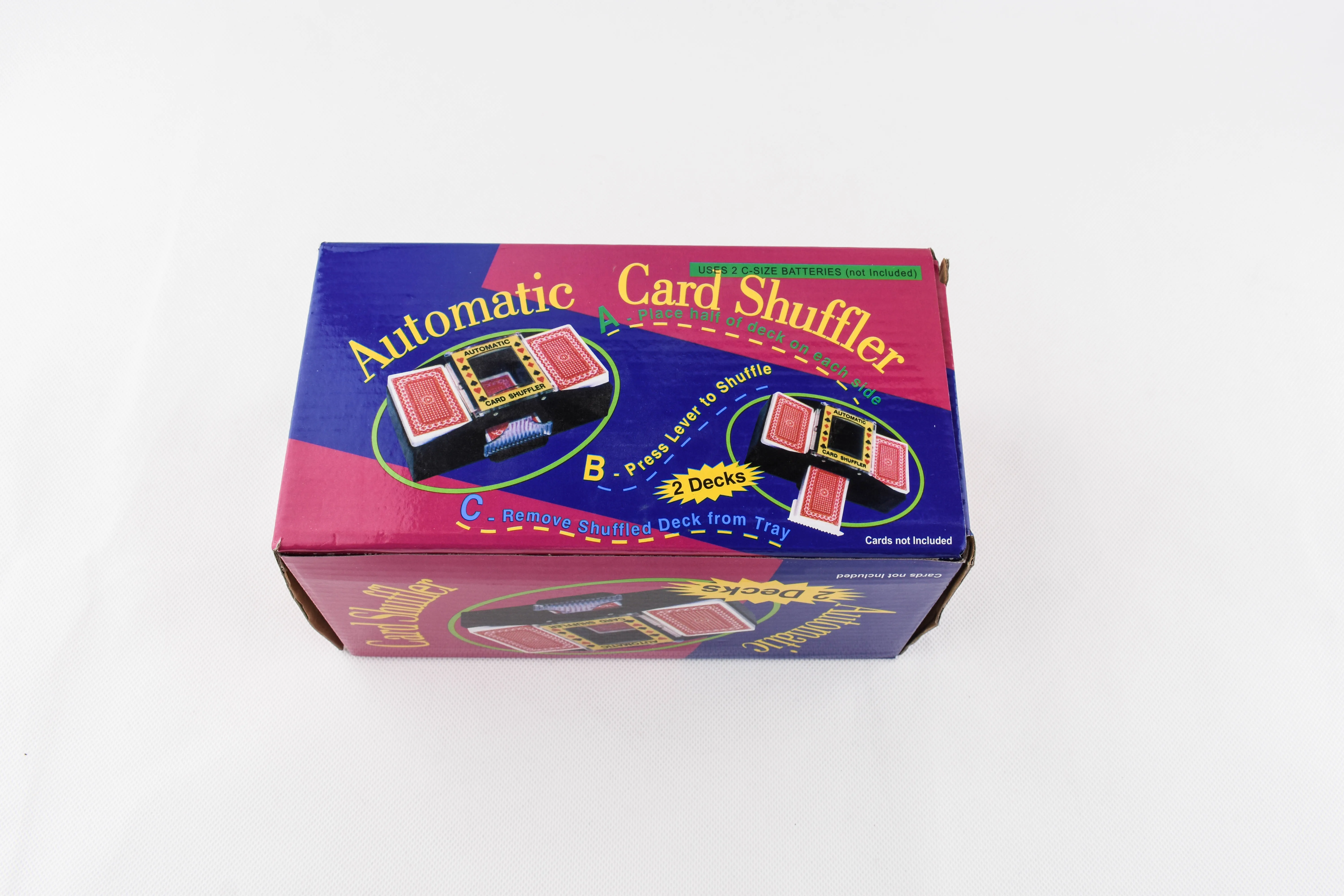 Casino Shuffling Machine 2 In 1decks Blue And Red Wireless Playing