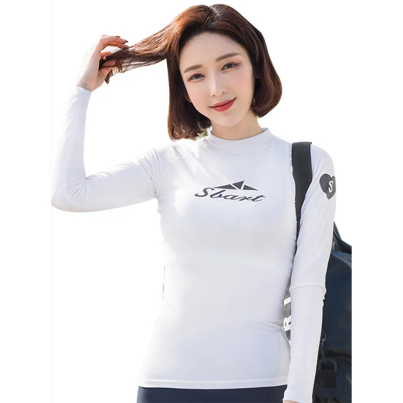 camiseta licra blanca mujer
