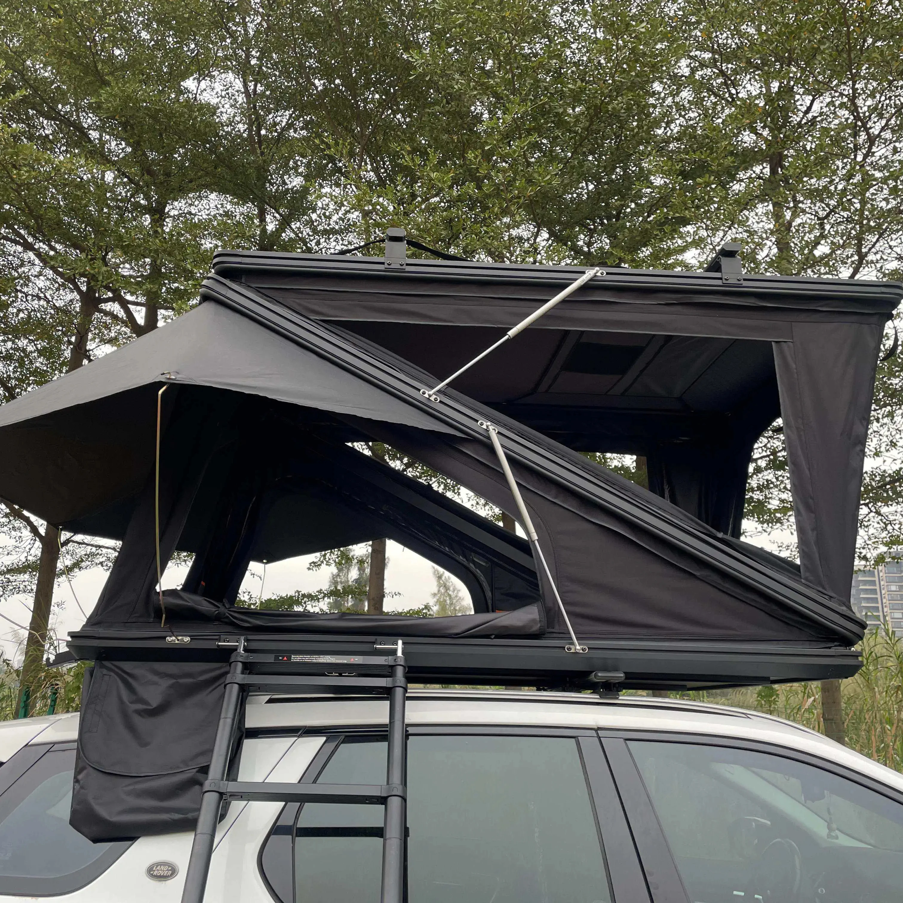 New Style Z Shape Waterproof Rooftop Tent Aluminium Alloy Triangle Hard
