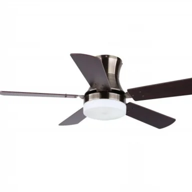 Indoor Ceiling Fans 1 Light Fixtures with Espresso Finish Metal blade LED Ceiling Fans
