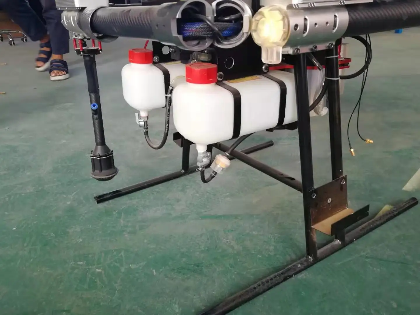 Petrolelectric Hybrid Agricultural Spraying Drone With Long Duration