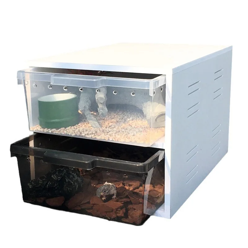 Baby Snake Racks PVC Snake Breeding Racks Reptile Breeding Equipment for Geckos and ...