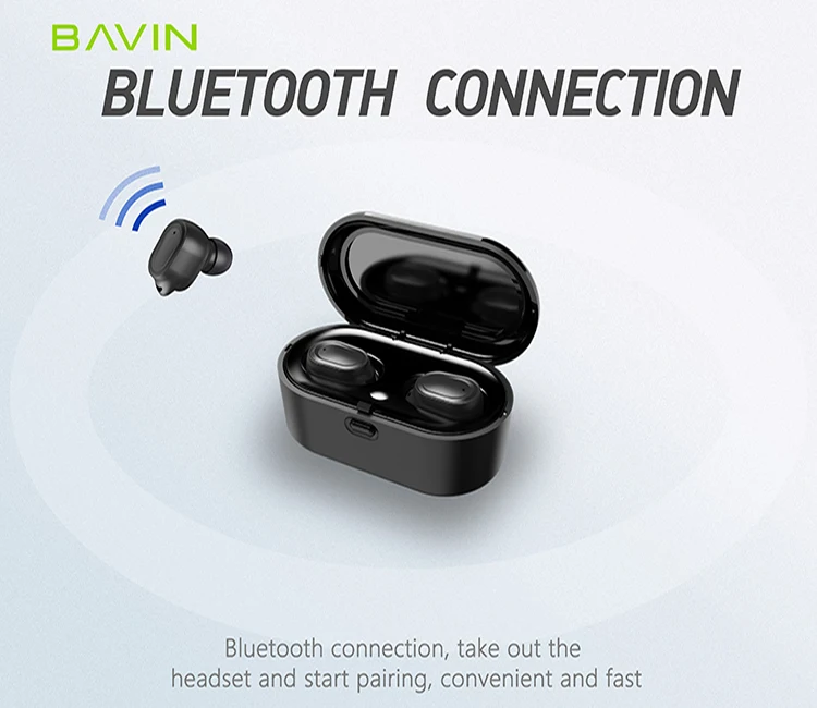 Mini Wireless Earphones Waterproof Bluetooth Earbuds with Built-in Mic for Smart Phones - ANKUX.COM