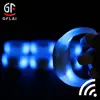 Flashing Gift Custom Printing Plastic Light Up Computer Programmable LED Flash Light Bracelet