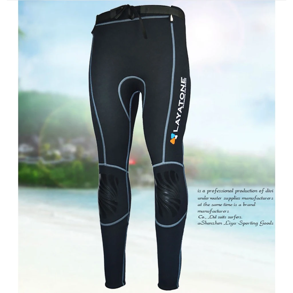 Neoprene Stretch Snorkeling Scuba Diving Surfing Long Pants Wetsuit Trousers 