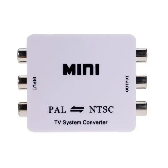 PAL NTSC SECAM Auf NTSC PAL Converter Mini TV System Video Converter Adapter 