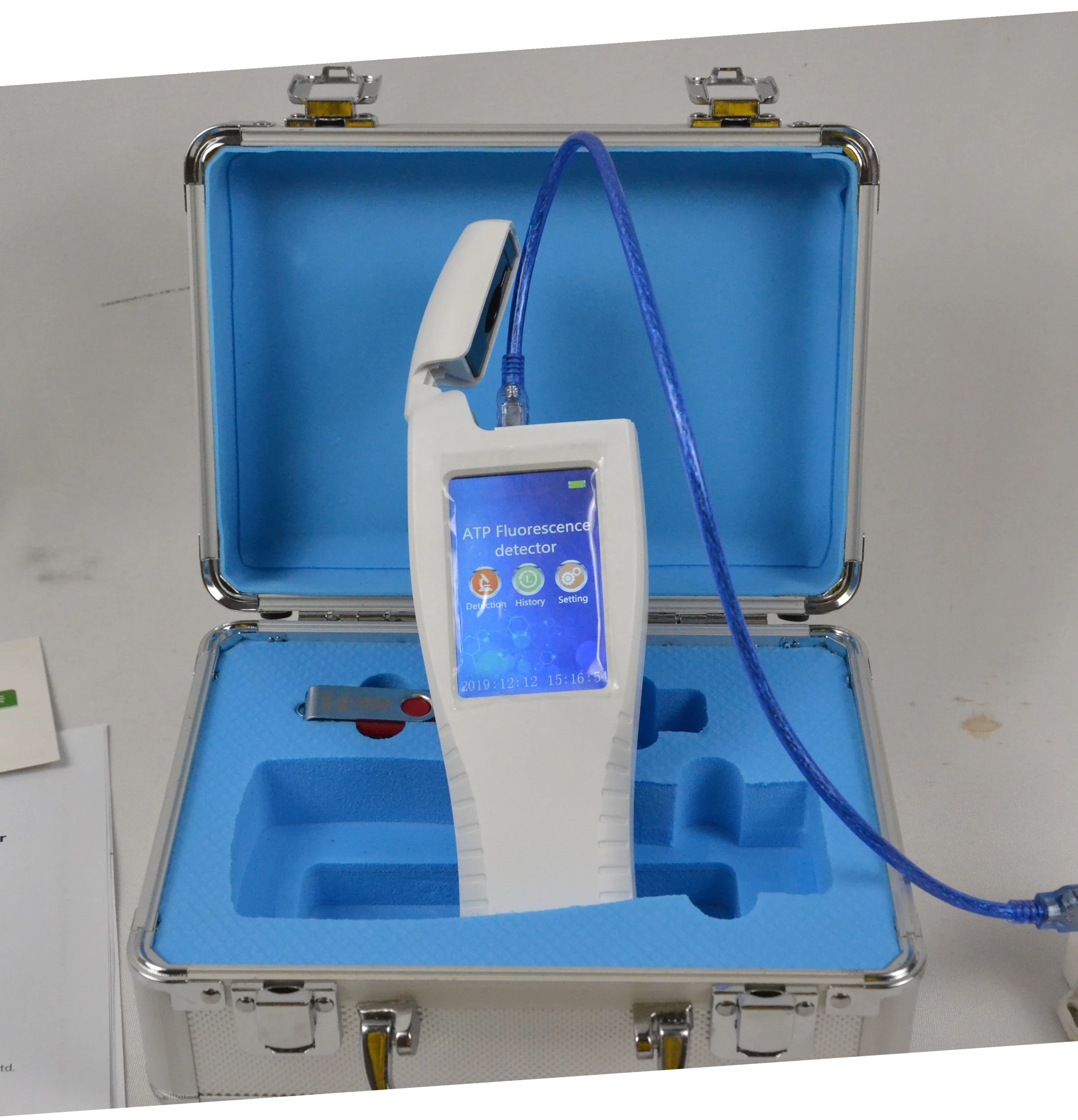15s检测atp荧光检测仪食品口罩微生物试验机 - buy atp fluorescence 