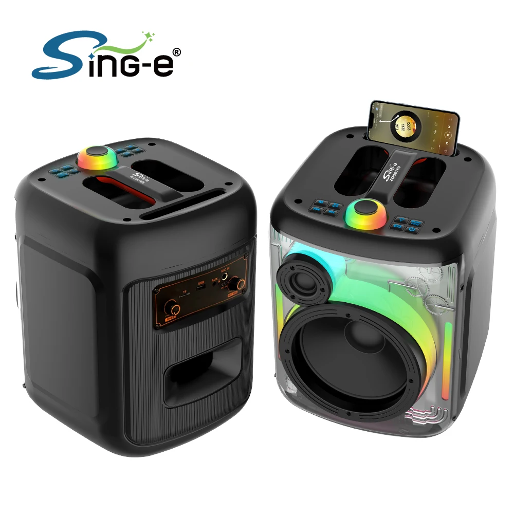 SING E ZQS6169 Wireless Speaker - Portable Karaoke Player with