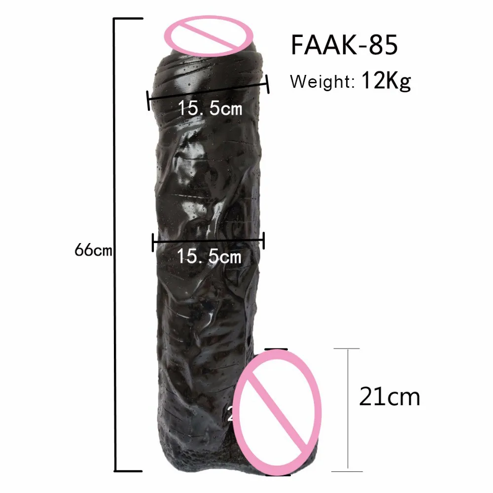 66cm Super Giant FAAK Artificial Dildo Foreskin Big Huge Dildo Friendly  Thickest Big Long Giant Biggest Dildo| Alibaba.com