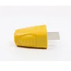 China supplier yellow10A 220v-250v two pin electric plug socket 2 pin plug adaptor multi smart plug