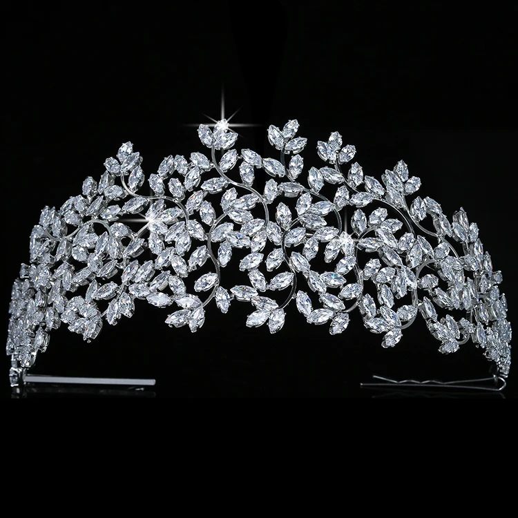 Bridal Headband Leaves Design Women Wedding Crowns Bridal Hair ...