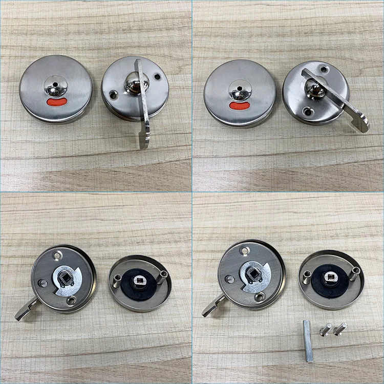 Factory Cheap Wholesale Toilet Cubicle Partition 304 Stainless Steel Indication Lock